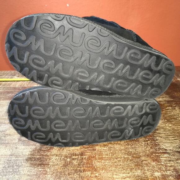 Emu Australia Bronte Tall 12" Boot Womens 8 39 Black Shearling Merino Wool Warm - Picture 6 of 10